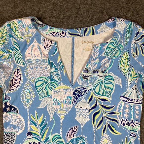Lilly Pulitzer Women's Sophiletta Dress Size Small S Blue Peri Lapis - Picture 2 of 9